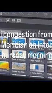 Thursday morning commute moving but sluggish (Video)