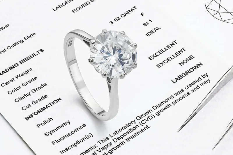 Report: Lab-grown diamonds reach 51% of new engagement rings in 2026