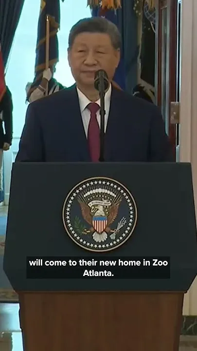 Xi invites American youth to study abroad in China; announces pandas to be shipped to Atlanta zoo (Video)