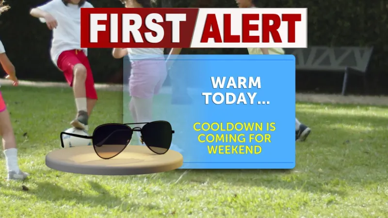Tracking cold front for Oktoberfest weekend after a warm and bright Friday