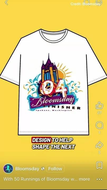 Last day to enter the Bloomsday t-shirt contest (Video)