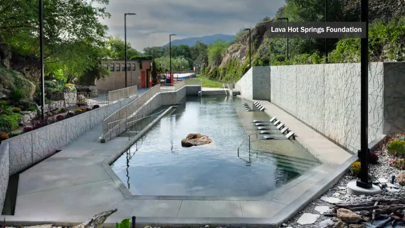 Lava Hot Springs reopens after major hot pool upgrades