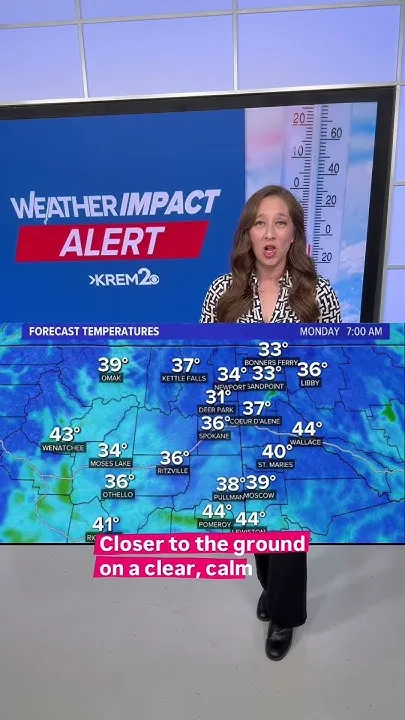 Frosty start for some Sunday and Monday mornings (Video)