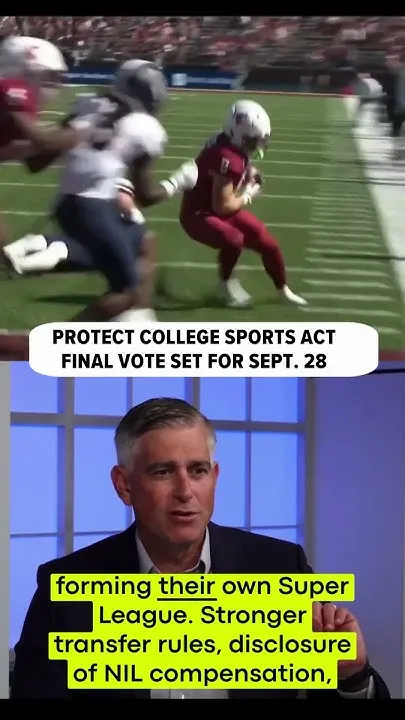 Protect College Sports Act Final Senate Vote Set (Video)