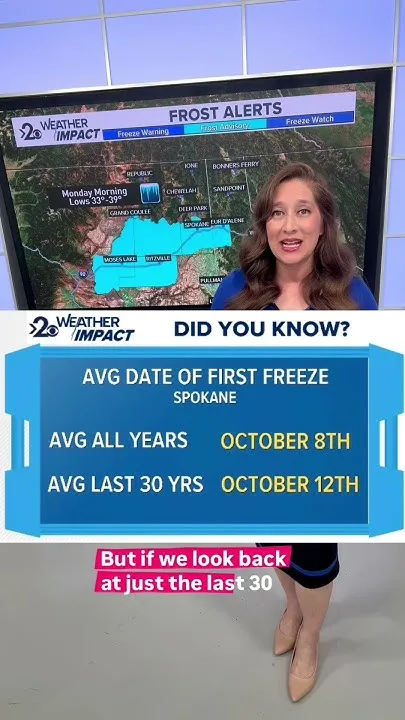 Frosty start to Monday (Video)