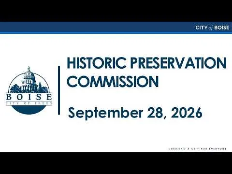 Historic Preservation Commission (Video)