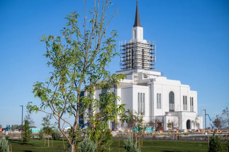 Teton River Temple begins landscaping and grows one step closer to dedication