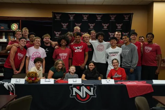 Men's Basketball Signs Team IMPACT Kase Blaine Jay