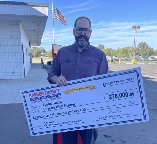 Payette teacher awarded $75,000 at surprise school ceremony