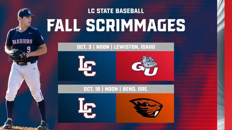 LC State Announces Fall Baseball Scrimmages -- Warriors to Host Gonzaga on Oct. 3