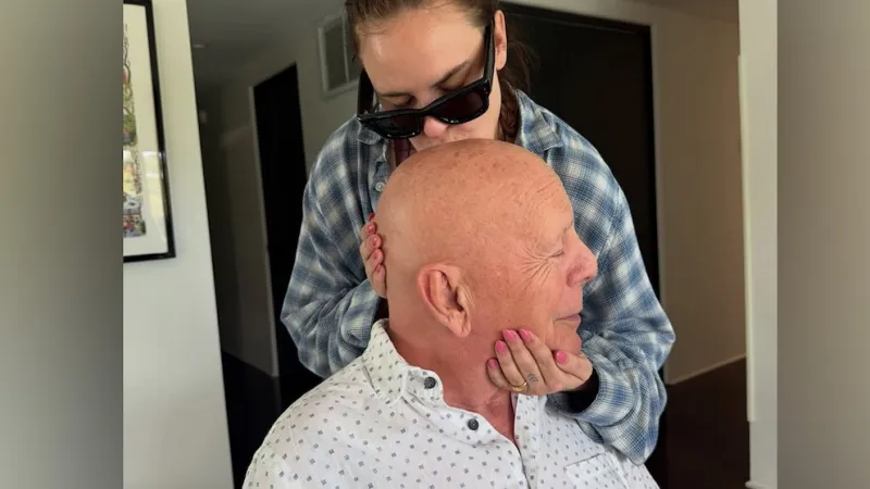 Bruce Willis appears in rare new photo with daughter Tallulah