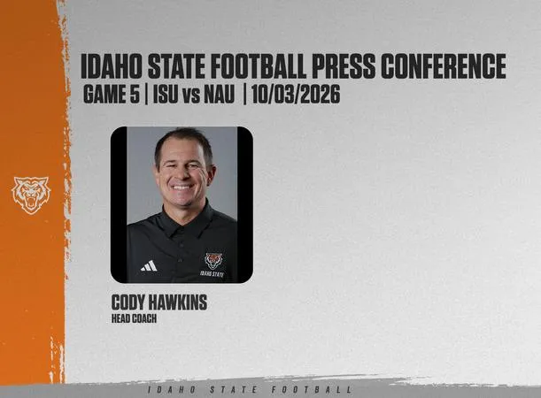 Idaho State Football Weekly Press Conference - 9/30/2026 - ISU vs NAU