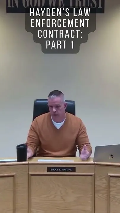 Hayden's Law Enforcement Contract: Part 1 (Video)