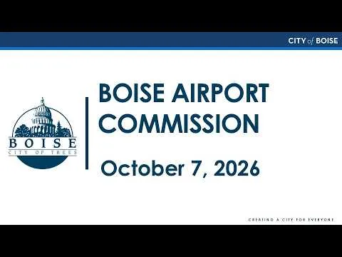 Boise Airport Commission Meeting (Video)