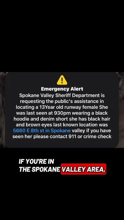 Missing Spokane Valley teen (Video)