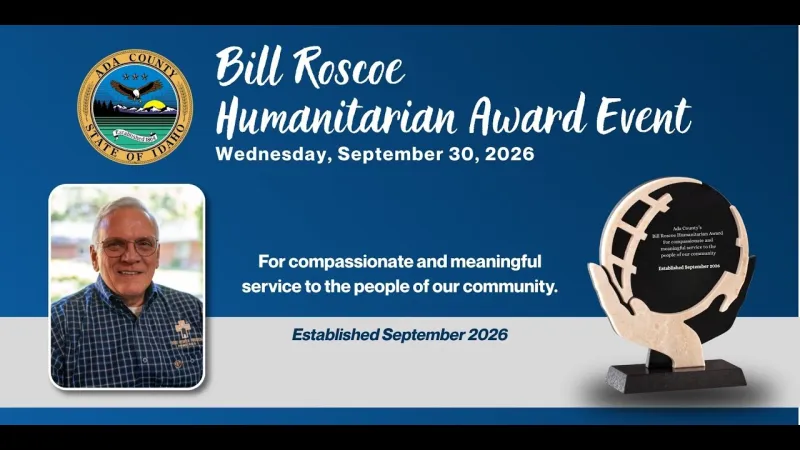 Bill Roscoe - Humanitarian Award Event -- September 30, 2026 (Video)