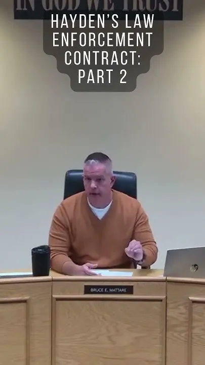 Hayden's Law Enforcement Contract: Part 2 (Video)