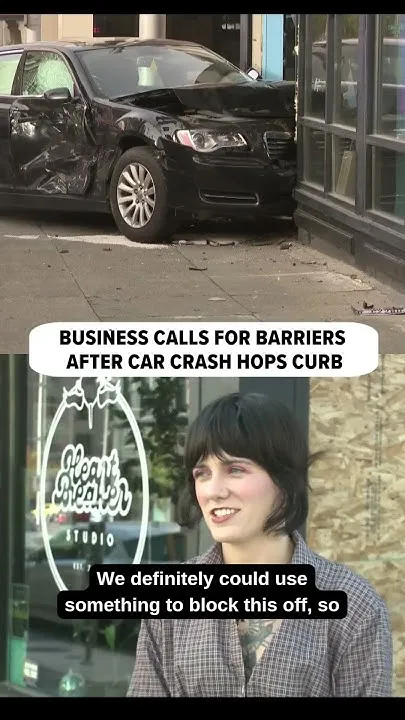 Car Crashes Through Heartbreaker Studio (Video)