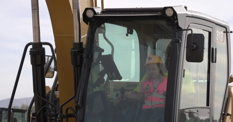 Kids take the controls at Boise's Dozer Day, operating real heavy equipment