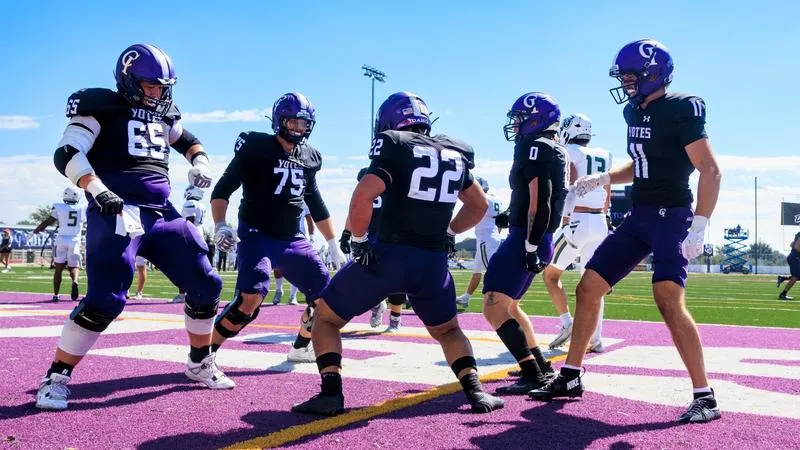 No. 1 Yotes Roll Past Simpson in Homecoming, 56-14