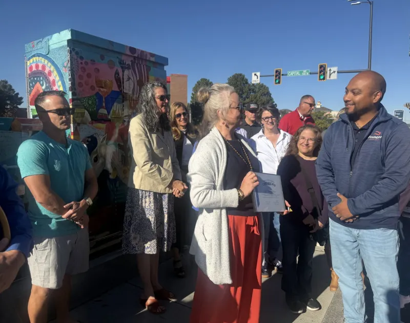 Downtown Idaho Falls gets a colorful makeover with public art displays