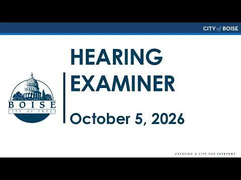 Hearing Examiner (Video)