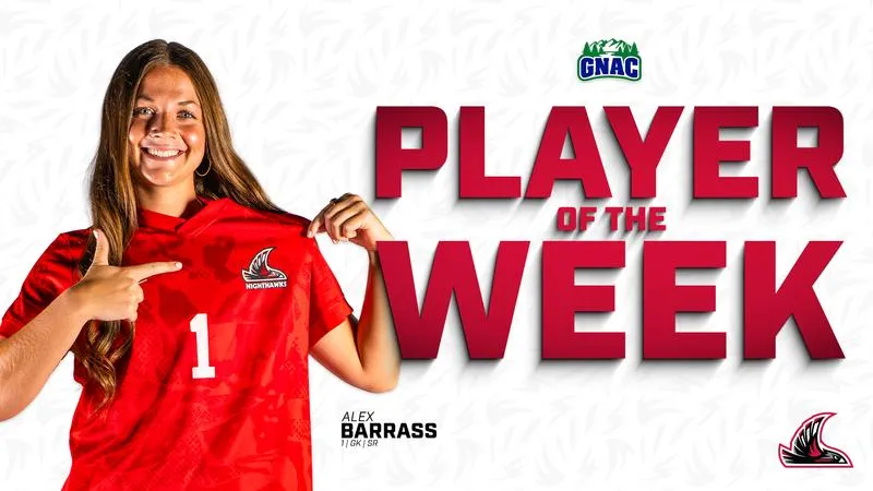 Alex Barrass Named GNAC Defensive Player of the Week