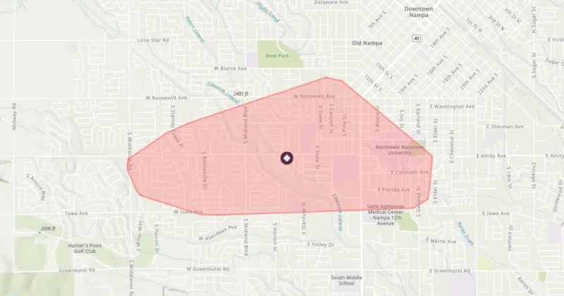 Power restored after injury crash causes temporary outage in Nampa