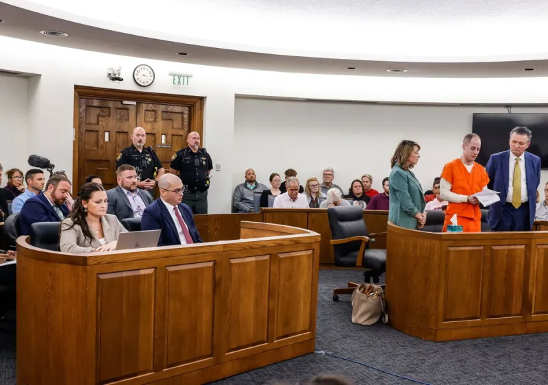 Caleb Flynn's daughters send powerful message as he's sentenced to life in prison for their mom's murder
