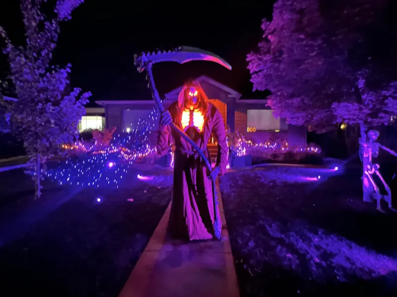 Harrison Blvd Halloween Displays Are Already Going Up in Boise