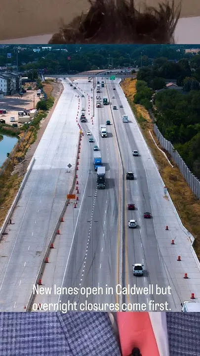 I-84 lanes in Caldwell to open this weekend (Video)