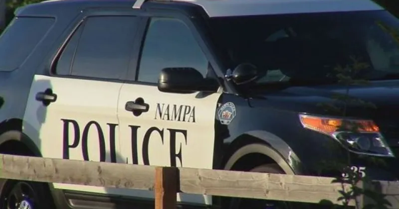 Large storage container falls onto road, blocks traffic Tuesday in Nampa