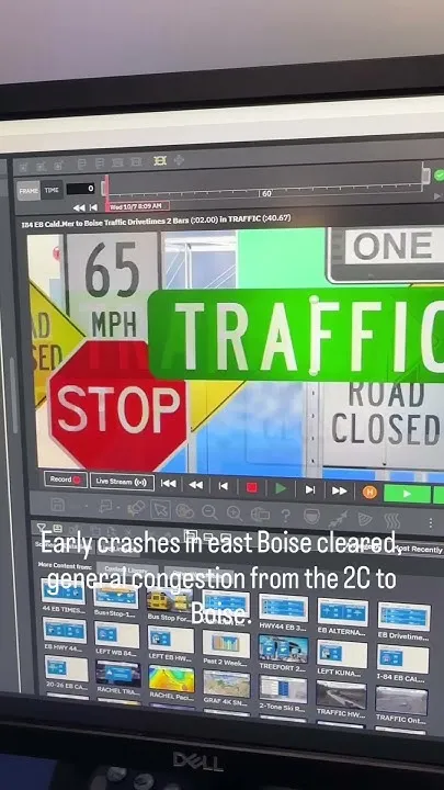 Sluggish but steady Wednesday morning commute (Video)