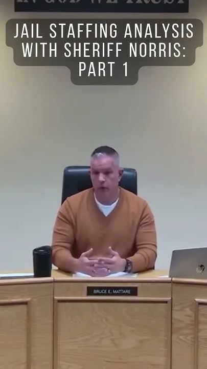 Jail Staffing Analysis with Sheriff Norris: Part 1 (Video)