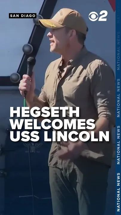 Secretary of War Pete Hegseth welcomes returning sailors home (Video)