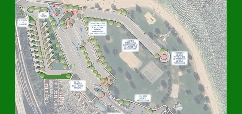 Sandpoint council votes to move forward with City Beach parking lot concept