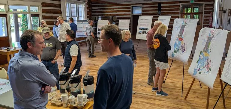 City presents proposed zone changes at open house