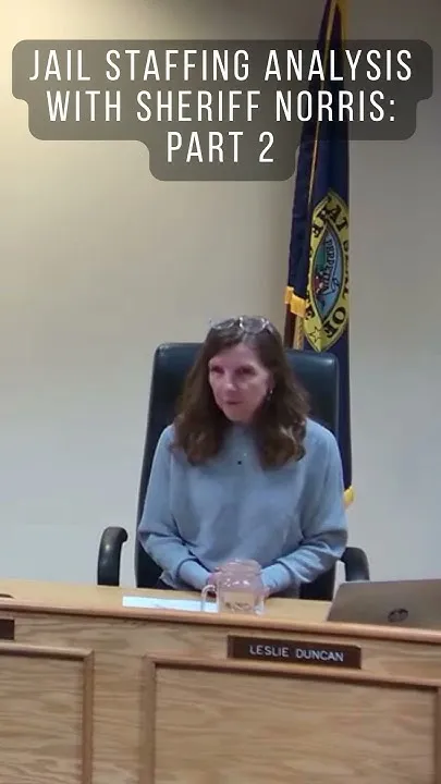 Jail Staffing Analysis with Sheriff Norris: Part 2 (Video)