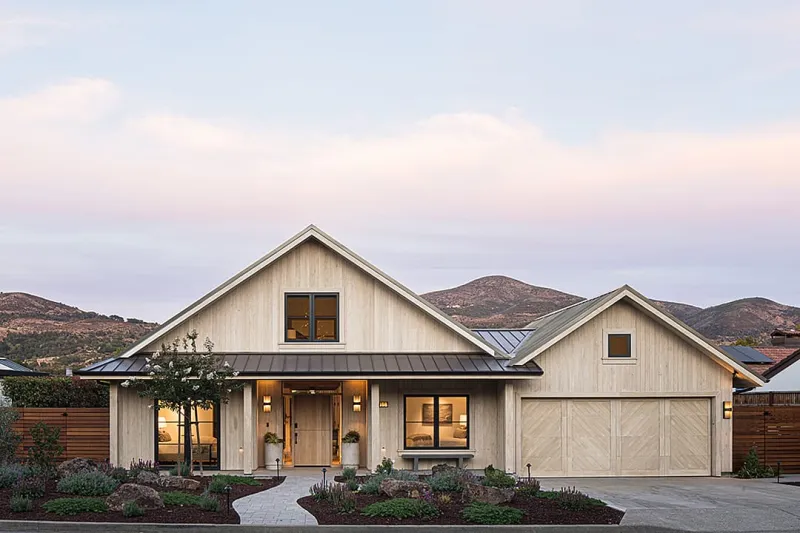 The top 8 exterior trends defining curb appeal in 2026: Warm colors, black trim and beams