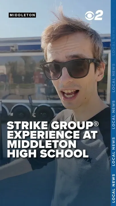 US Navy Showcasing STRIKE GROUP Experience at Middleton High School (Video)