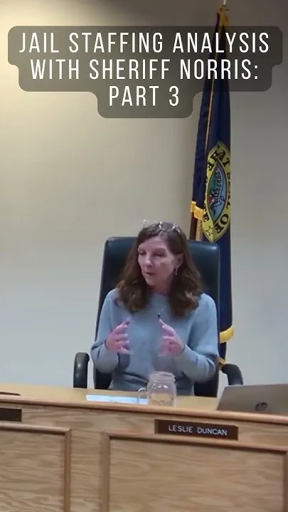 Jail Staffing Analysis with Sheriff Norris: Part 3 (Video)