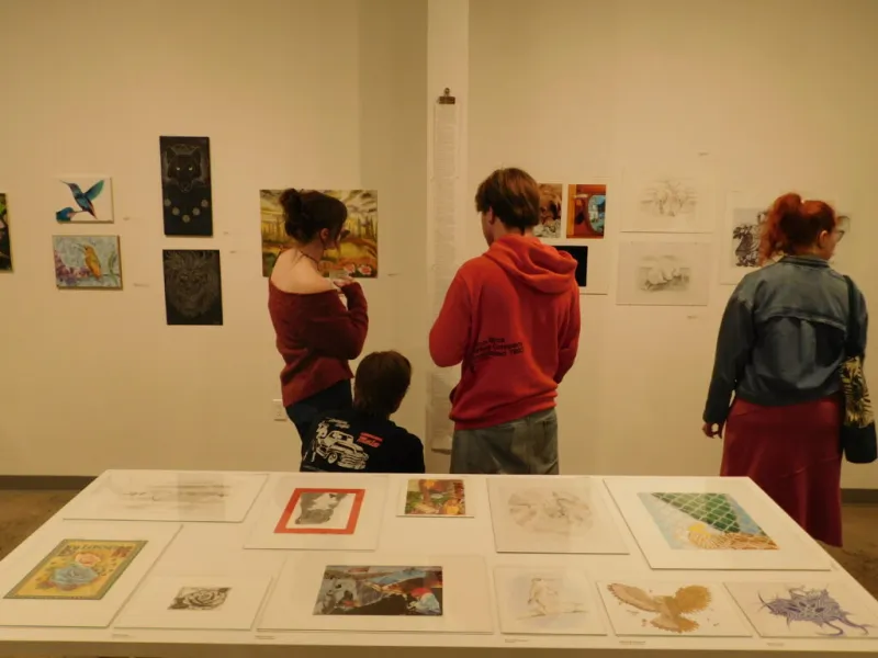 Beyond the Wire opening reception brings incarcerated students' art and stories to Moscow