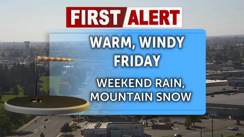 Calm & breezy Friday before sloppy weekend weather