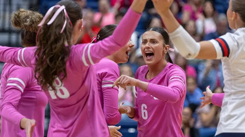 Powerful in Pink: No. 20 LC State Sweeps Past Oregon Tech