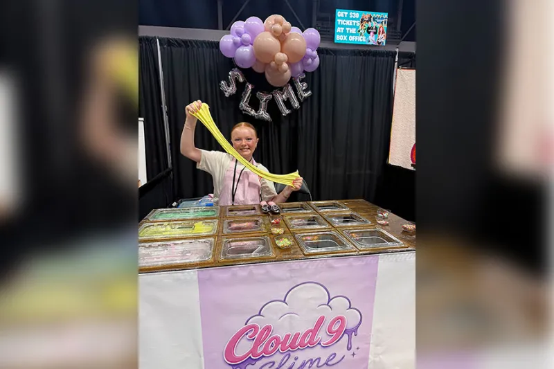 11-year-old starts eastern Idaho's first pop-up 'slime bar'