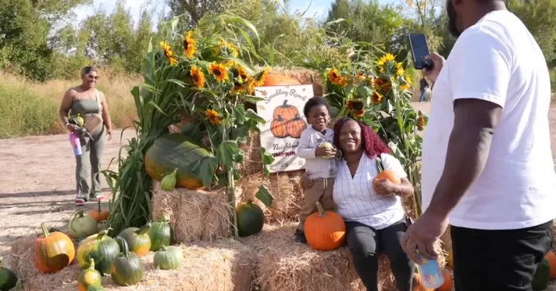 West Boise families celebrate fall at Spaulding Ranch pumpkin patch