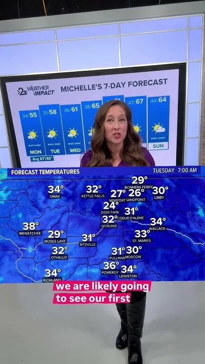 Spokane's first freeze possible early this week (Video)