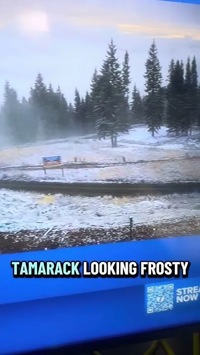 Snow in the mountains (Video)