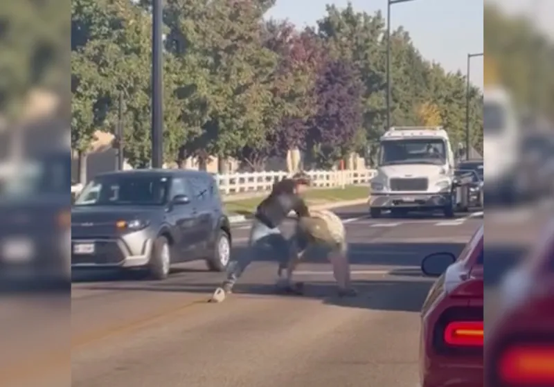 Boise Road Rage Incident Erupts Into Crazy Fight Caught on Camera