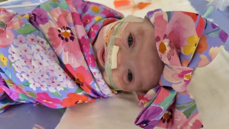 Micropreemie born at 25 weeks nears due date after 3 months in NICU